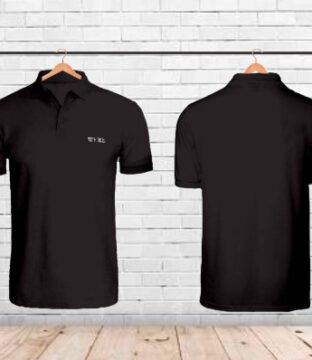 Men’s Black Polo T-shirt