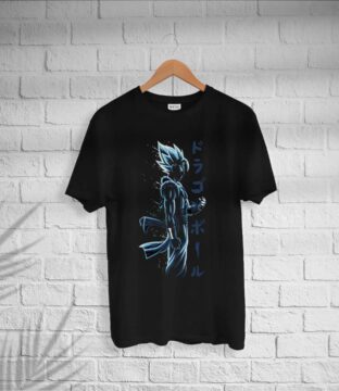 Men’s Cotton Goku Print T-shirt