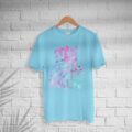 Men’s Cotton Color Typo T-shirt