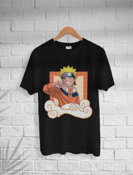 Men’s Cotton Naruto Print T-shirt