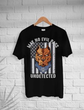 Men’s Cotton Evil Printed T-shirt