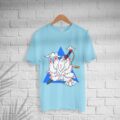 Men’s Cotton Angel Fox Print T-shirt