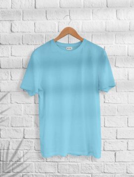 Men’s Blue Plain t-shirt