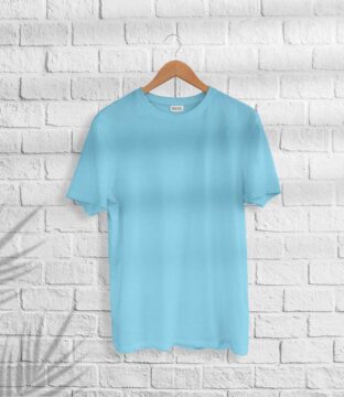 Men’s Blue Plain t-shirt