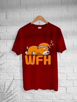 Men’s Cotton WFH Print T-shirt