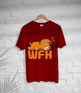 Men’s Cotton WFH Print T-shirt