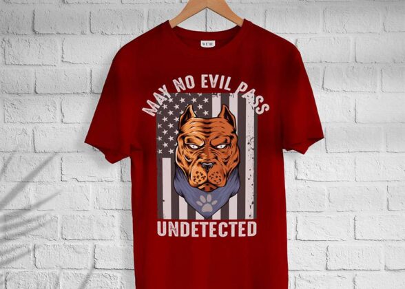 Men’s Cotton Evil Printed T-shirt