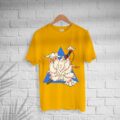 Men’s Cotton Angel Fox Print T-shirt