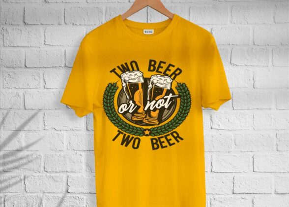 Men’s Cotton Beer T-shirt