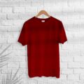 Men’s Maroon Plain t-shirt