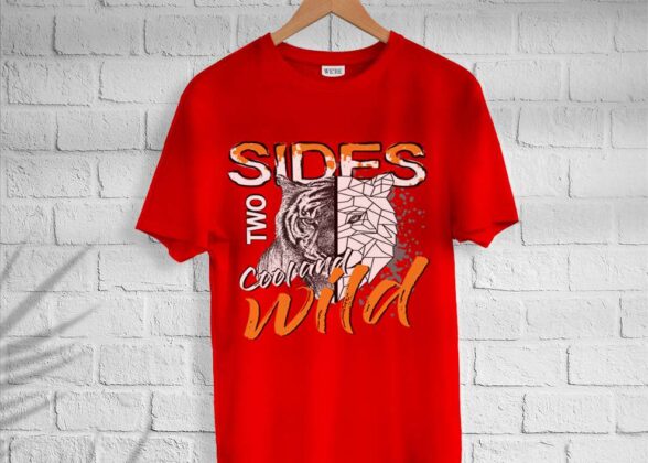 Men’s Cotton Lion Wild T-shirt