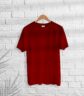 Men’s Maroon Plain t-shirt