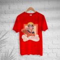 Men’s Cotton Naruto Print T-shirt