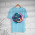 Men’s Cotton Evil Dragon Print T-shirt