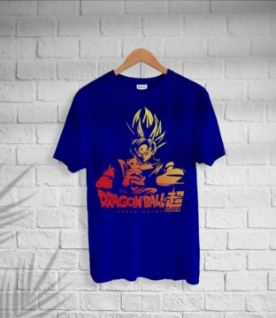 Men’s Cotton Dragon Ball Print T-shirt