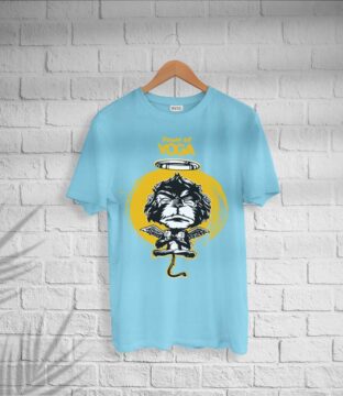 Men’s Cotton Angel Monkey Print T-shirt