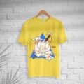 Men’s Cotton Angel Fox Print T-shirt