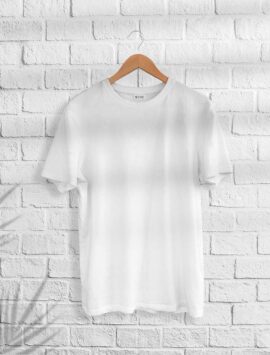 Men’s White Plain t-shirt