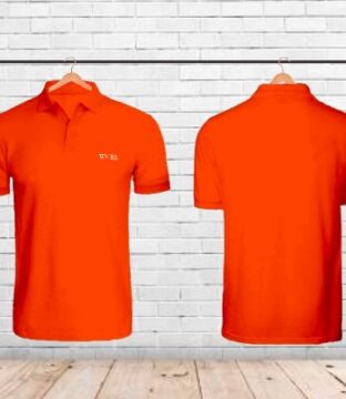 Men’s Orange Polo T-shirt