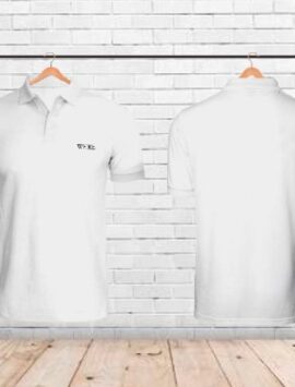 Men’s White Polo T-shirt