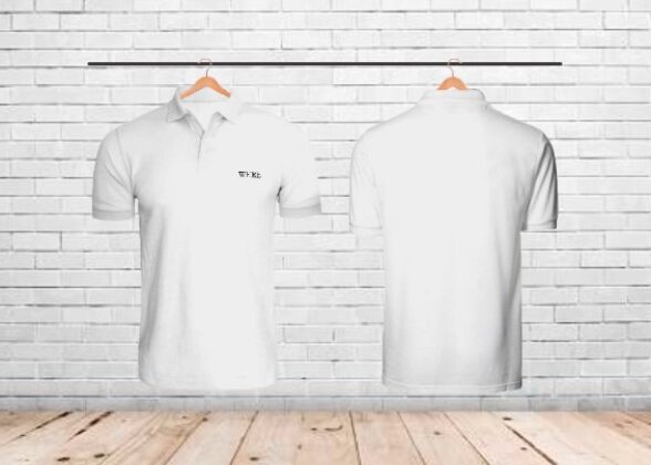 Men’s White Polo T-shirt